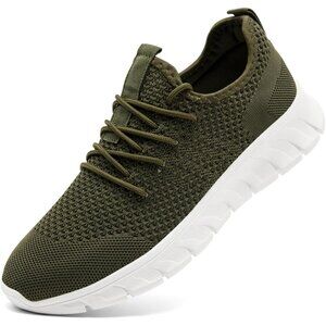 👑Men's Running Sneakers Green Walking Athletic Lightweight Casual Sport Shoes